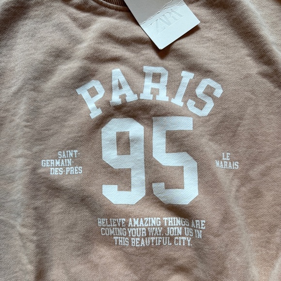 NWT Zara sweatshirt - Picture 2 of 4